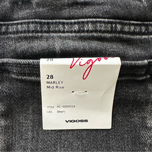 Vigoss MARLEY MIDRISE RAW EDGE - BLACK WASH - Picture 6 of 6